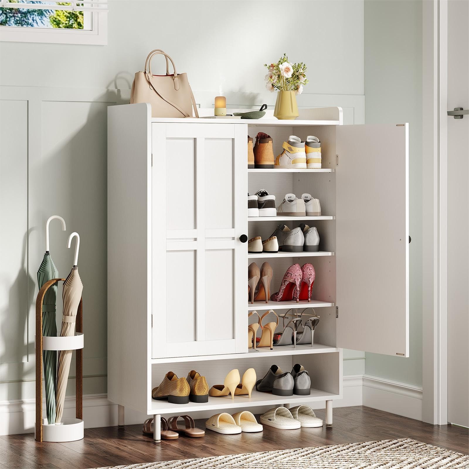 Cabinet Hinge Overlay - 6 Katlı Ayakkabı Dolabı, 45 İnç