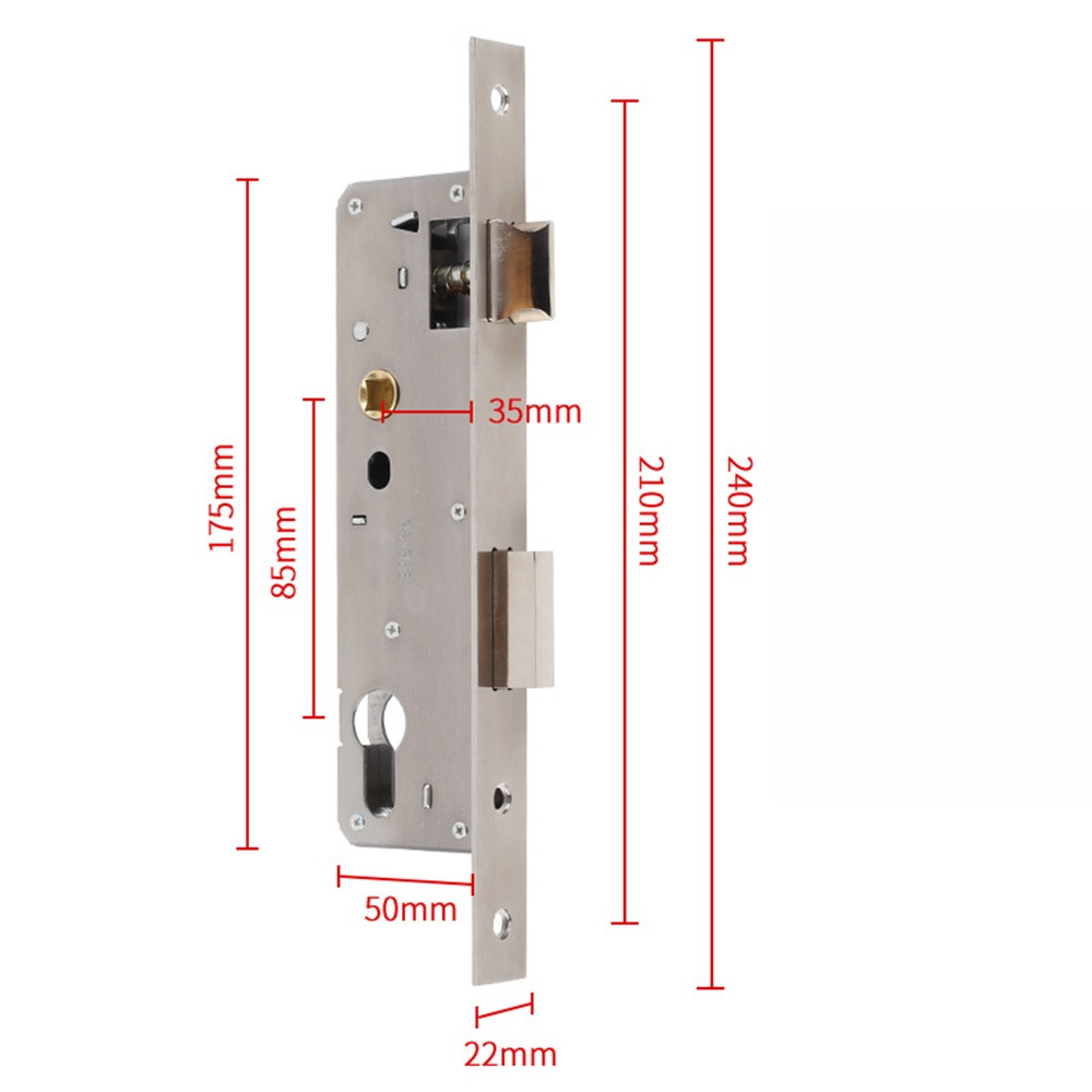 Furniture Hardware Fitting - 8520/8525/8530/8535 Alüminyum Kapı Kilidi Evrensel Tek