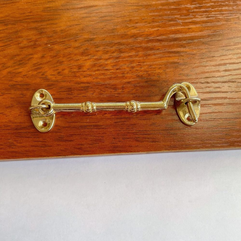 Furniture Hardware Fitting - Masif Pirinç Pencere Kancası, Retro Antik