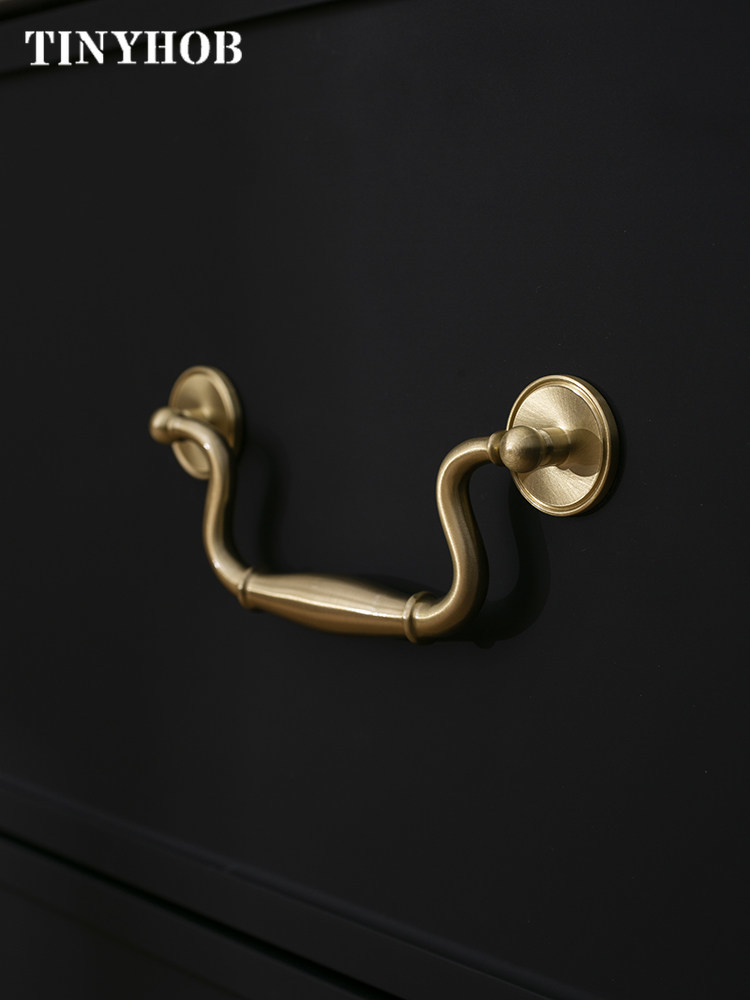 Lüks Vintage Pirinç Damla Şekl - Furniture Hardware Drop Pulls incelemesi ve fiyatı