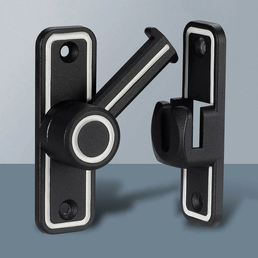 Siyah aydınlık ahır kapı kilit - Furniture Hardware Fitting incelemesi ve fiyatı