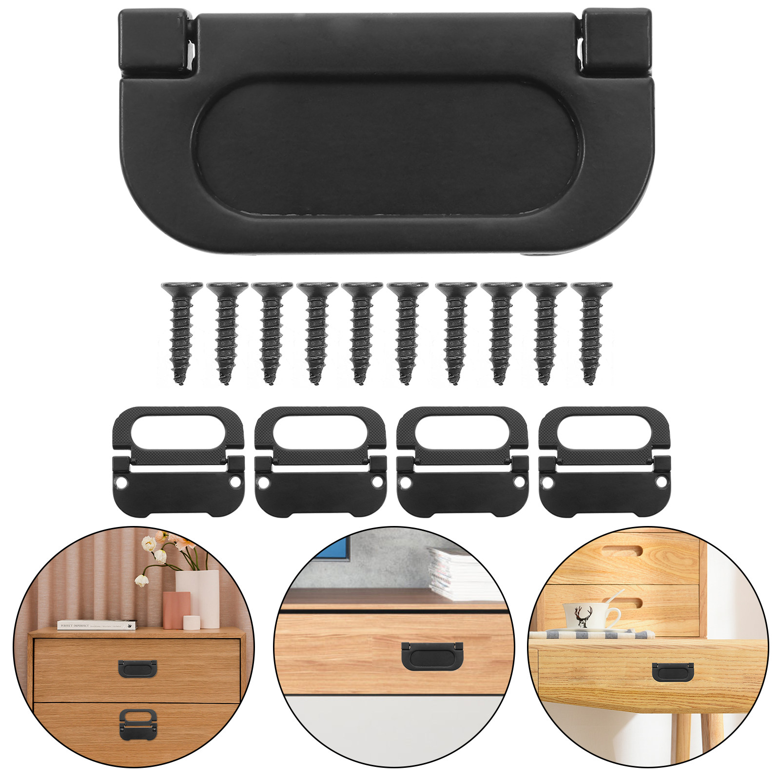 5 adet gömme kapı kolu, çekmec - Furniture Hardware Lowes incelemesi ve fiyatı